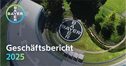 Luftaufnahme der Bayer AG-Konzernzentrale in Leverkusen